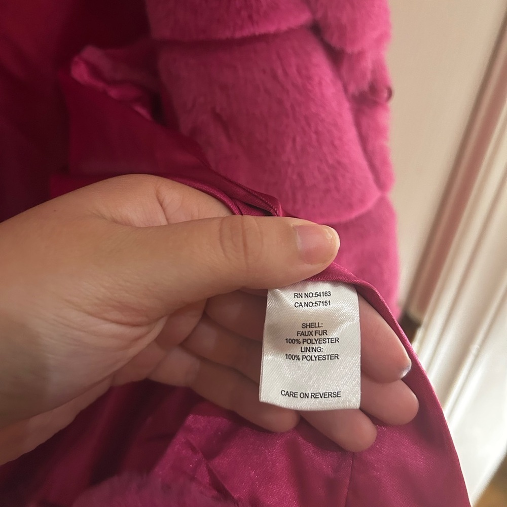 Marc New York Vibrant Soft Velvet Pink Vest - Picture 8 of 9